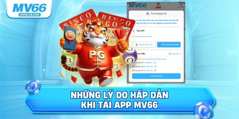 Những lý do hấp dẫn khi tải app MV66